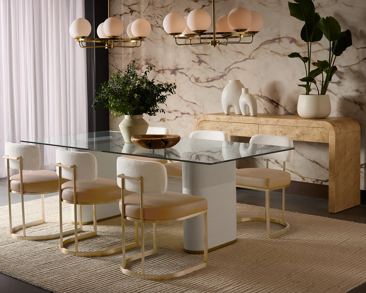 Aemond Dining Table - 86.5" - Image 3