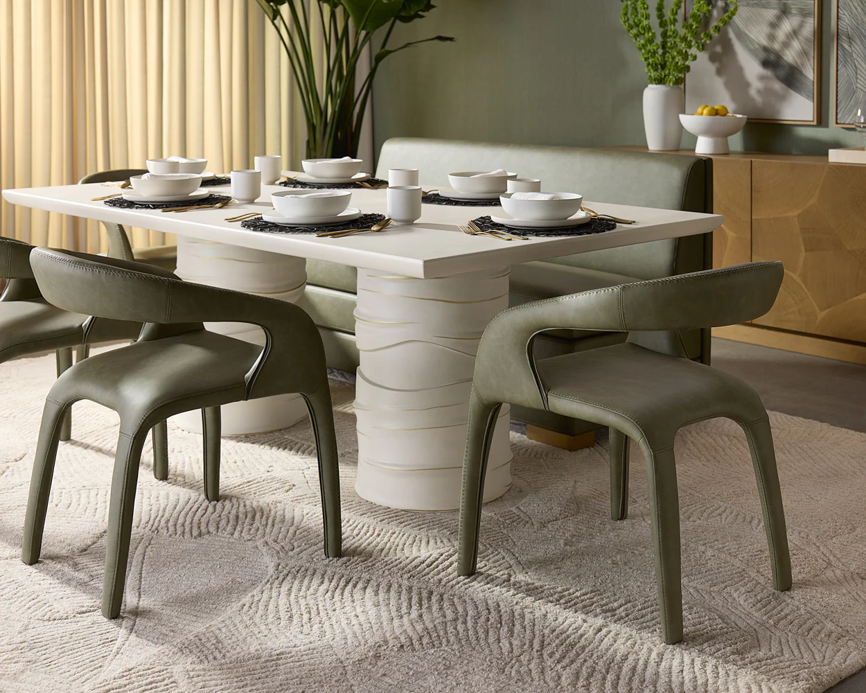Alanya Dining Table - 84" - Rectangular - Image 2