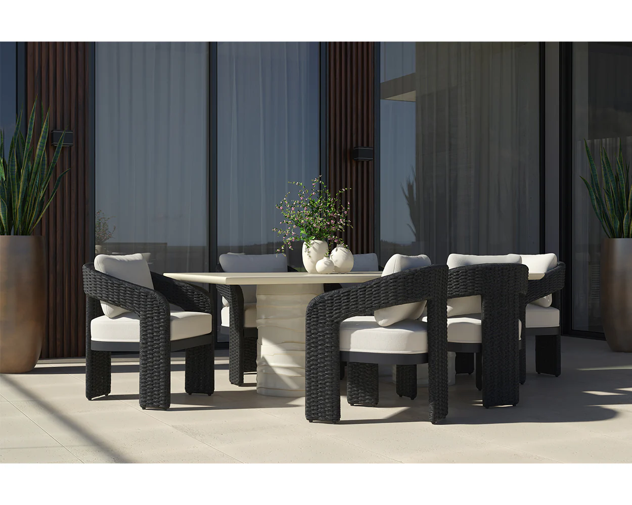 Alanya Dining Table - 84" - Rectangular - Image 5