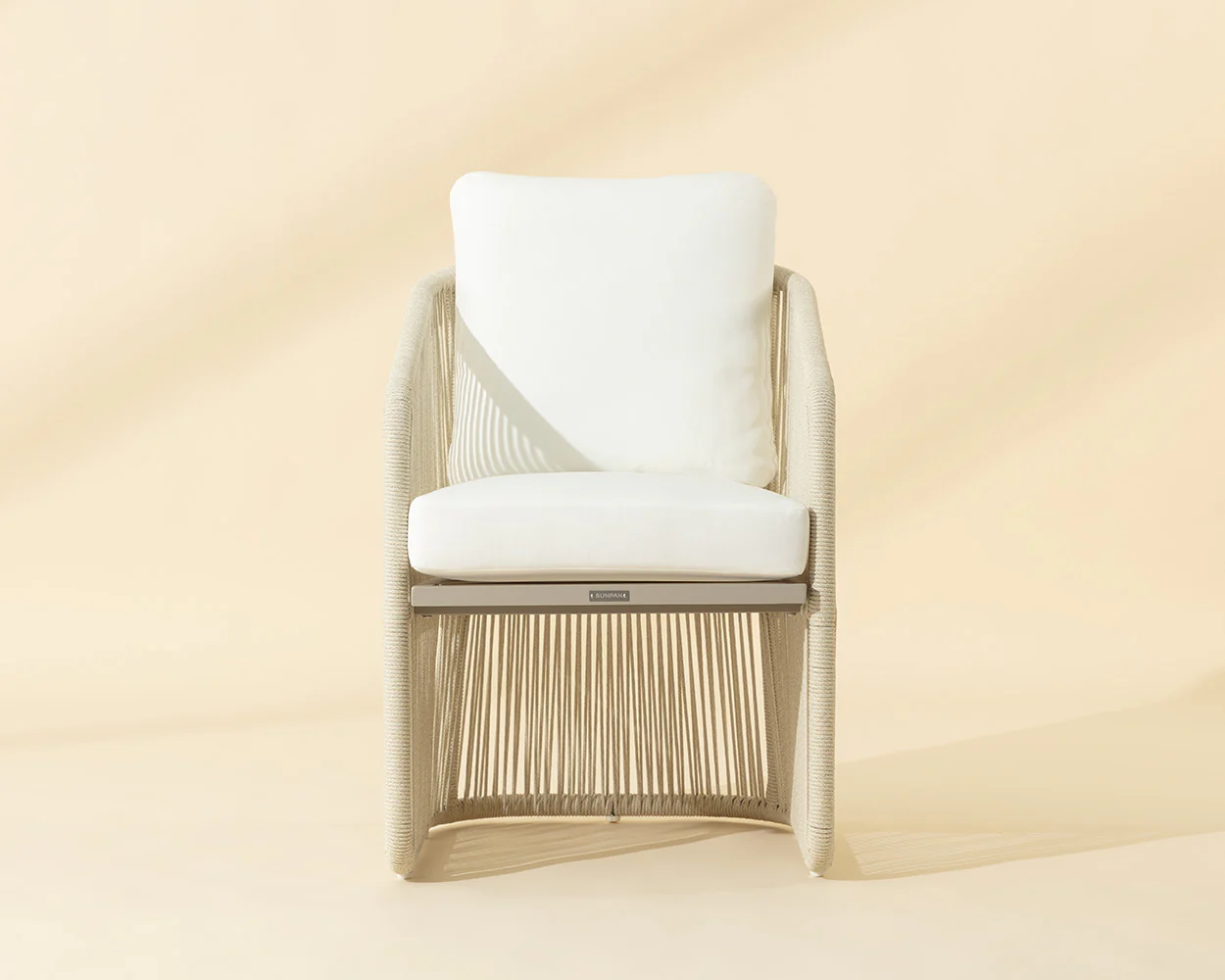 Allariz Dining Armchair - Greige - Image 3