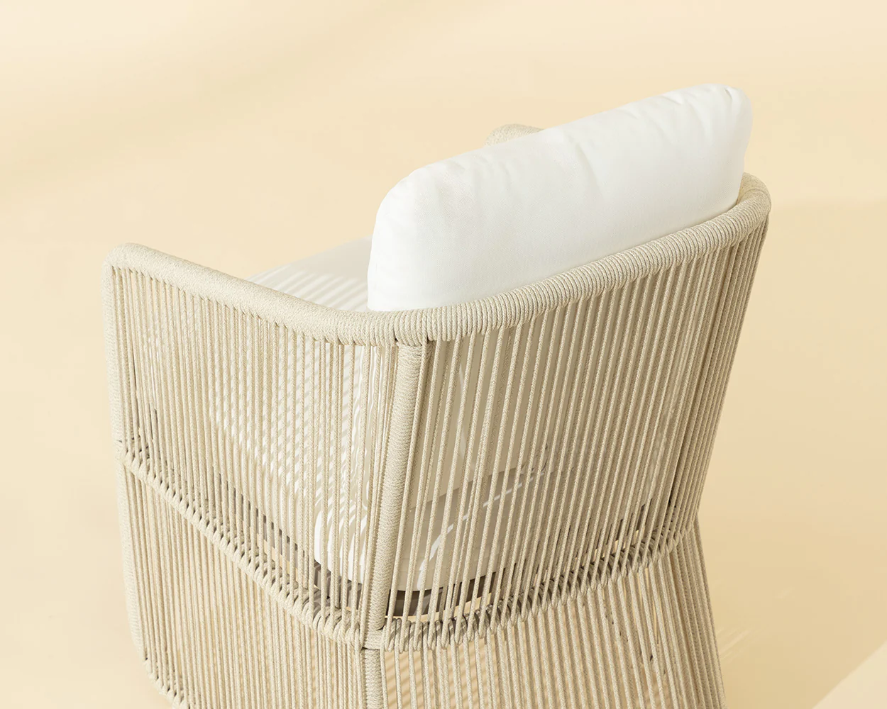 Allariz Dining Armchair - Greige - Image 4