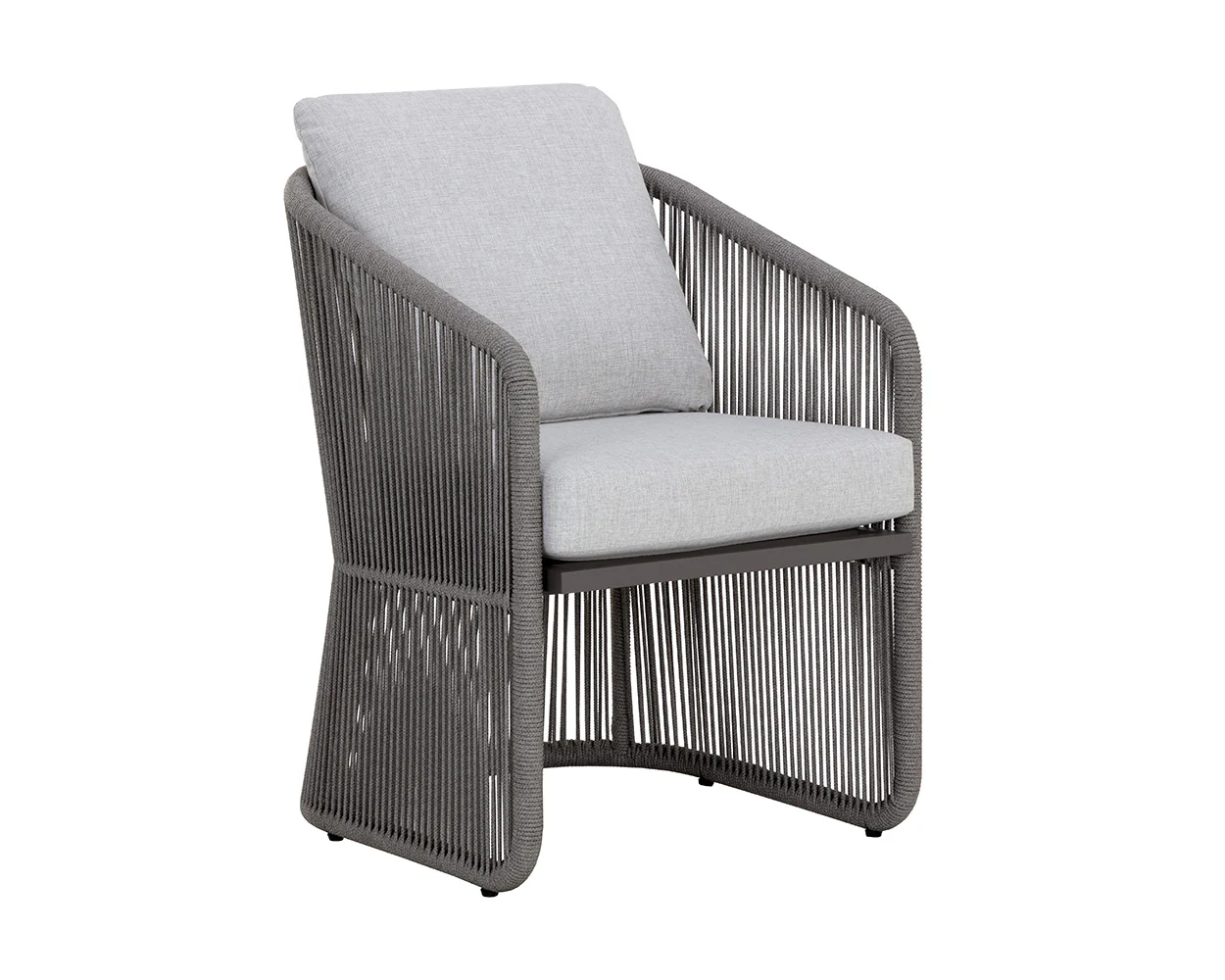 Allariz Dining Armchair - Warm Grey - Image 5