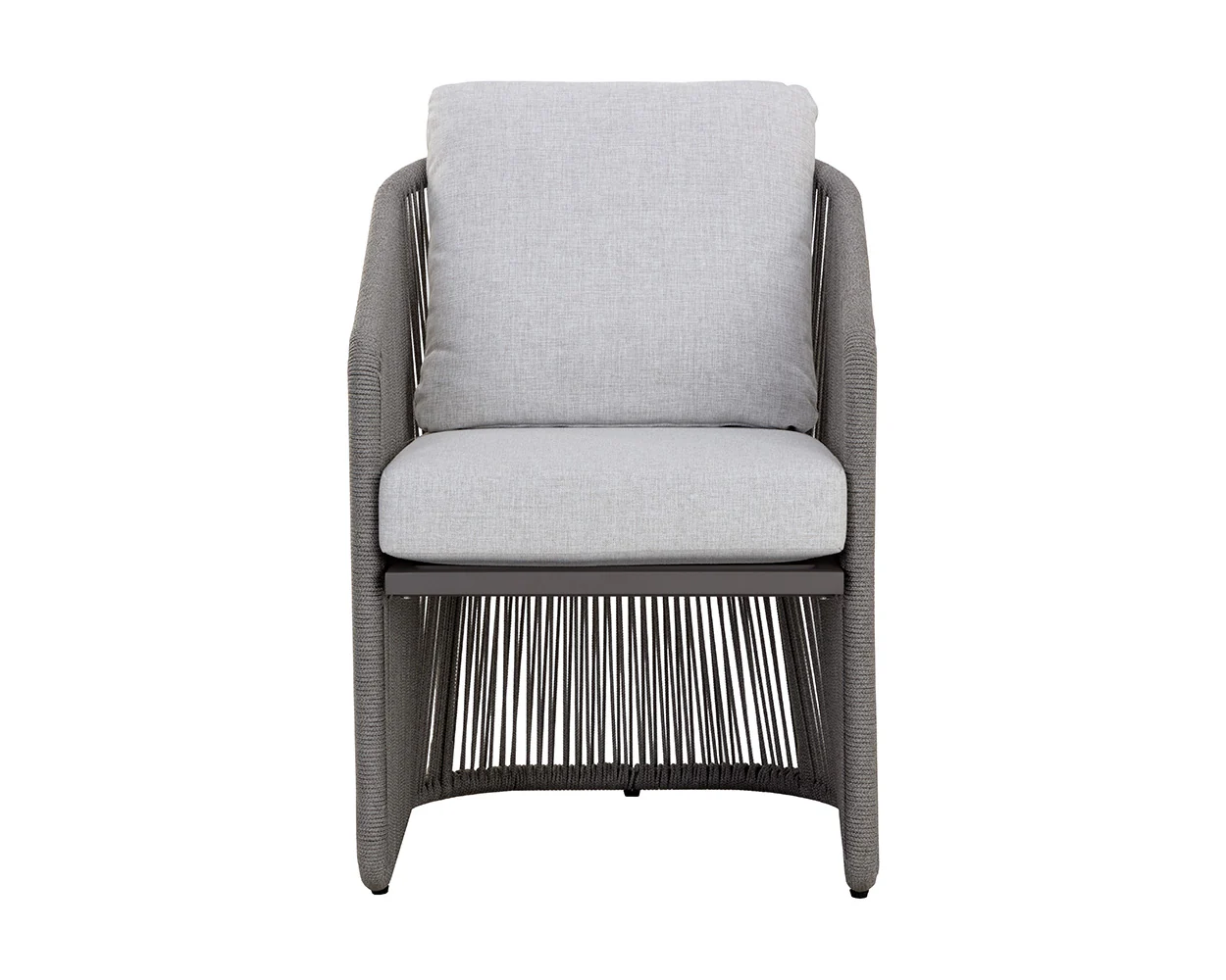 Allariz Dining Armchair - Warm Grey - Image 6