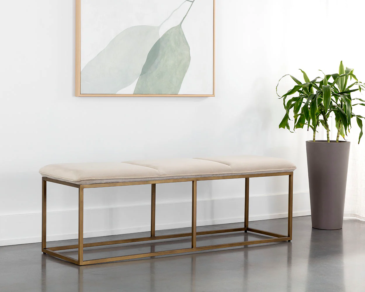 Alley Bench - Burnished Brass - Image 2