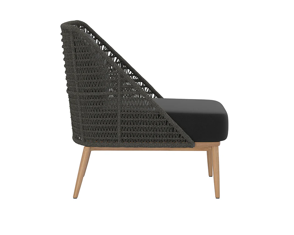 Andria Lounge Chair - Arashi Black - Image 4