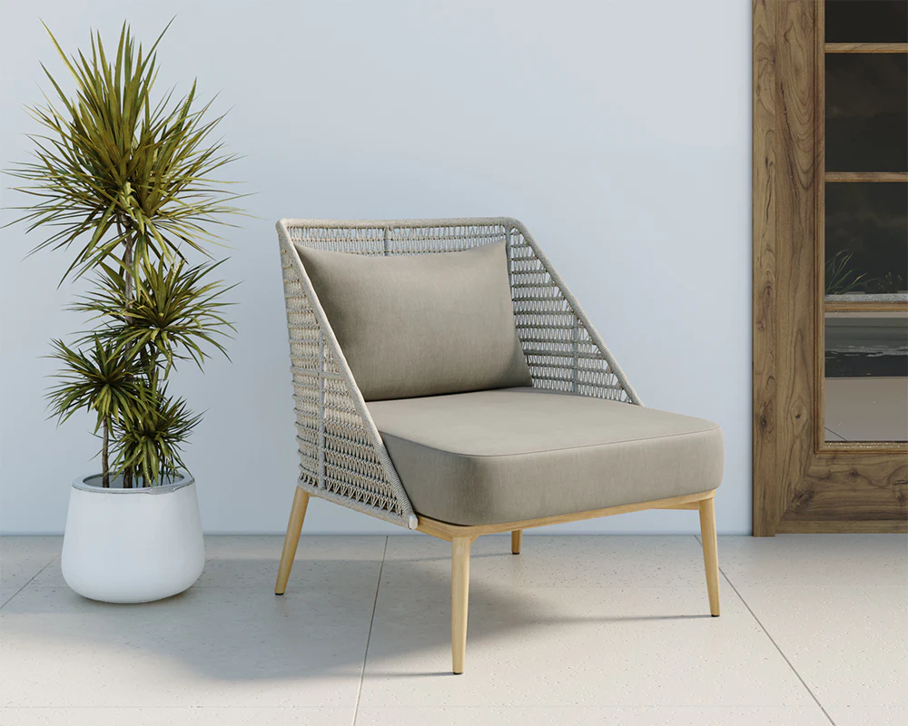 Andria Lounge Chair - Palazzo Taupe - Image 2