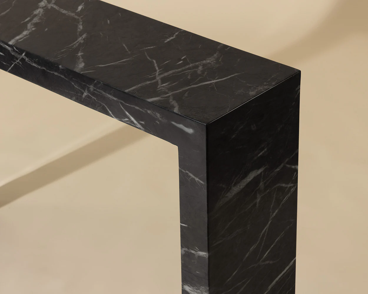 Axle Console Table - Marble Look - Image 3