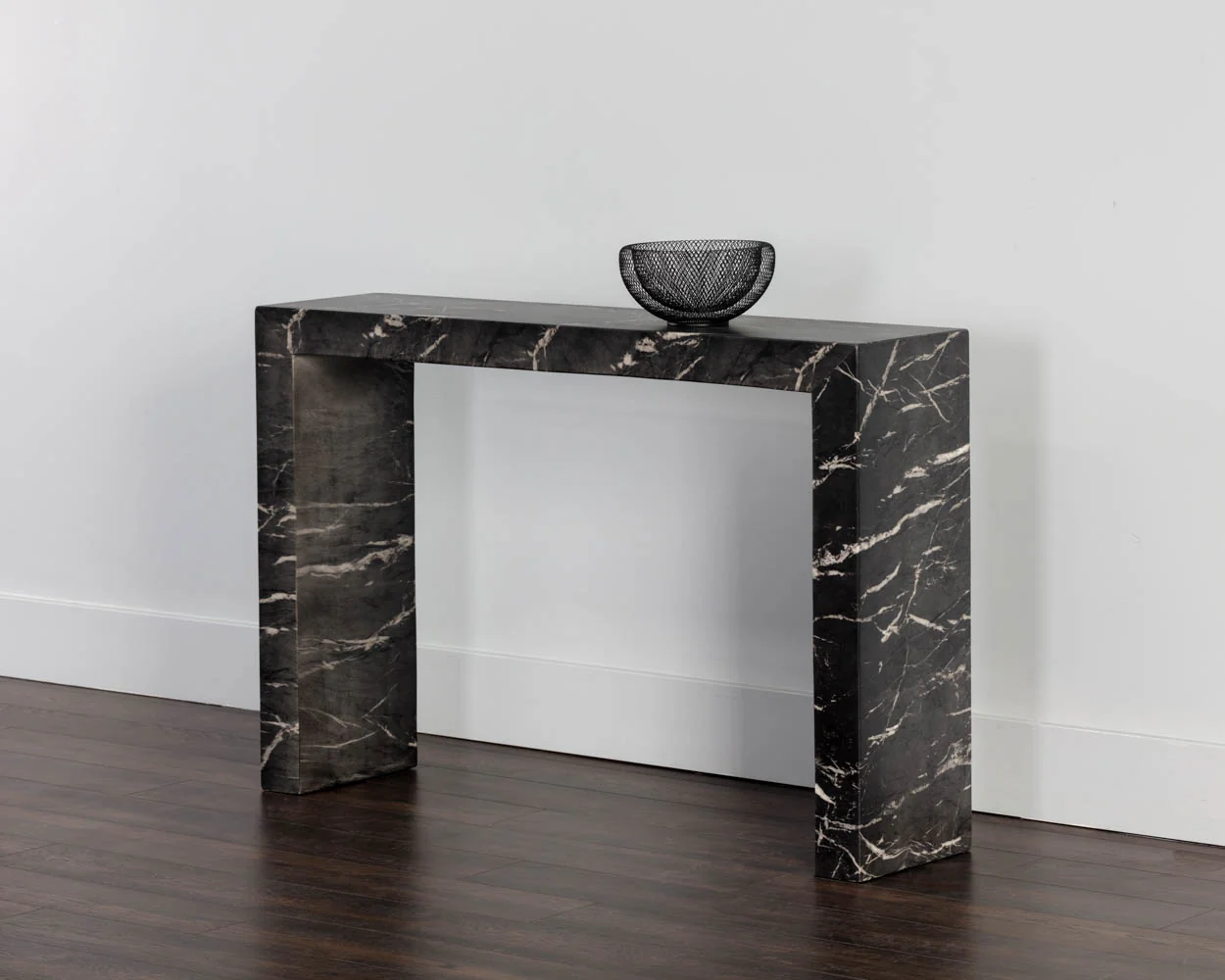 Axle Console Table - Marble Look - Image 7