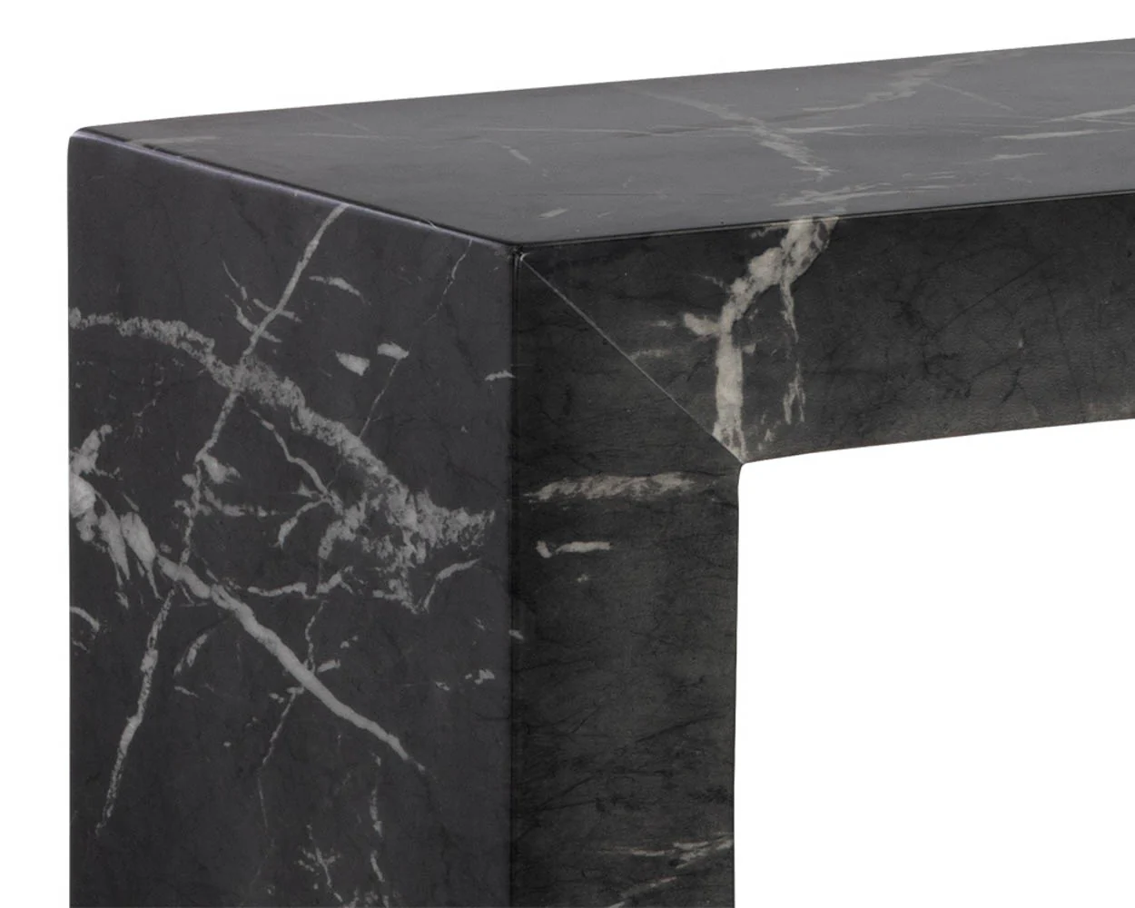 Axle Console Table - Marble Look - Image 8