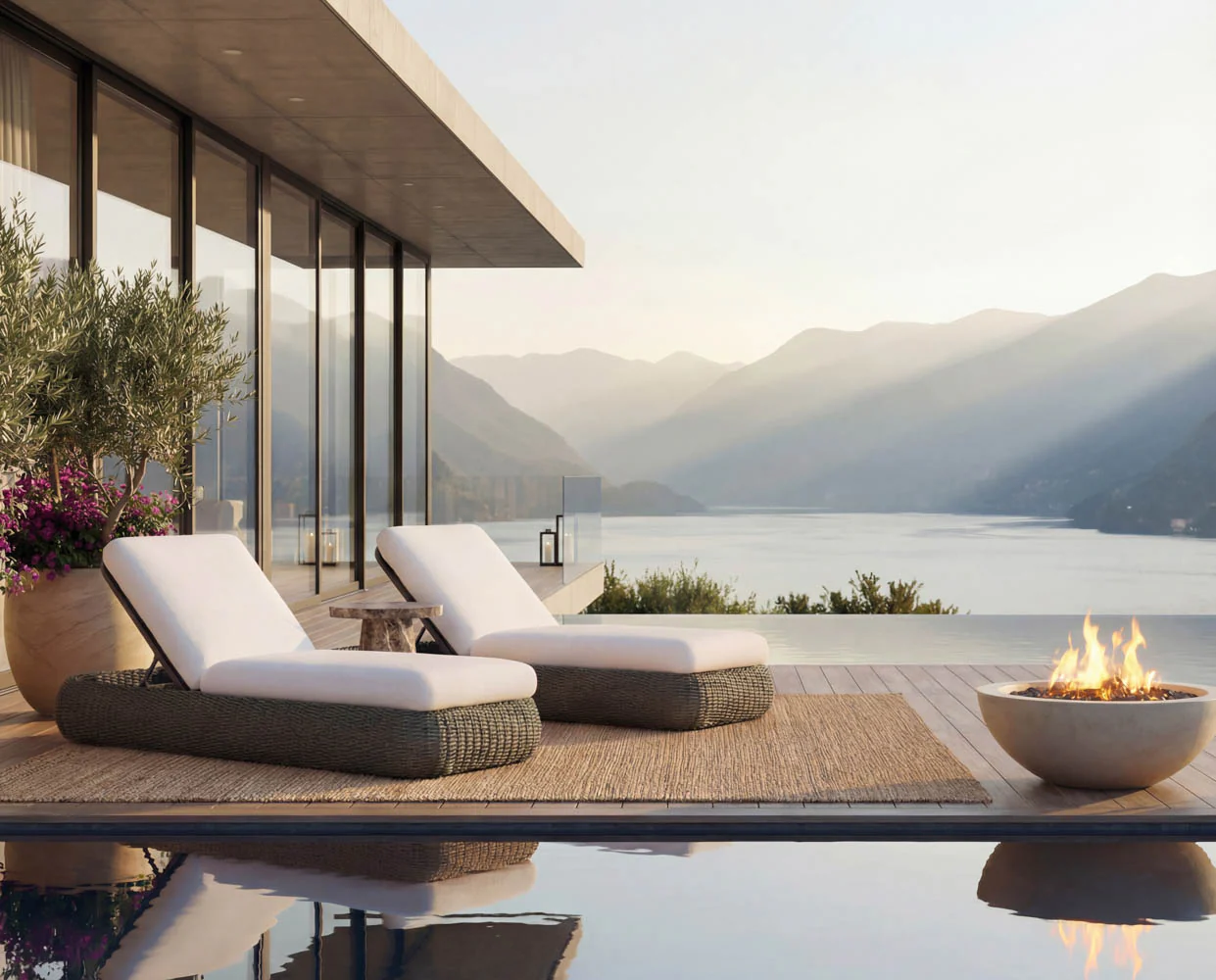 Barcelona Lounger - Grey - Image 2