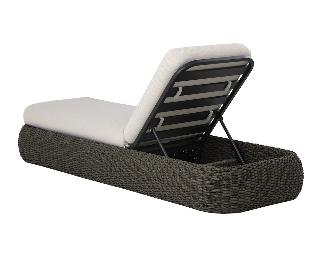 Barcelona Lounger - Grey - Image 7