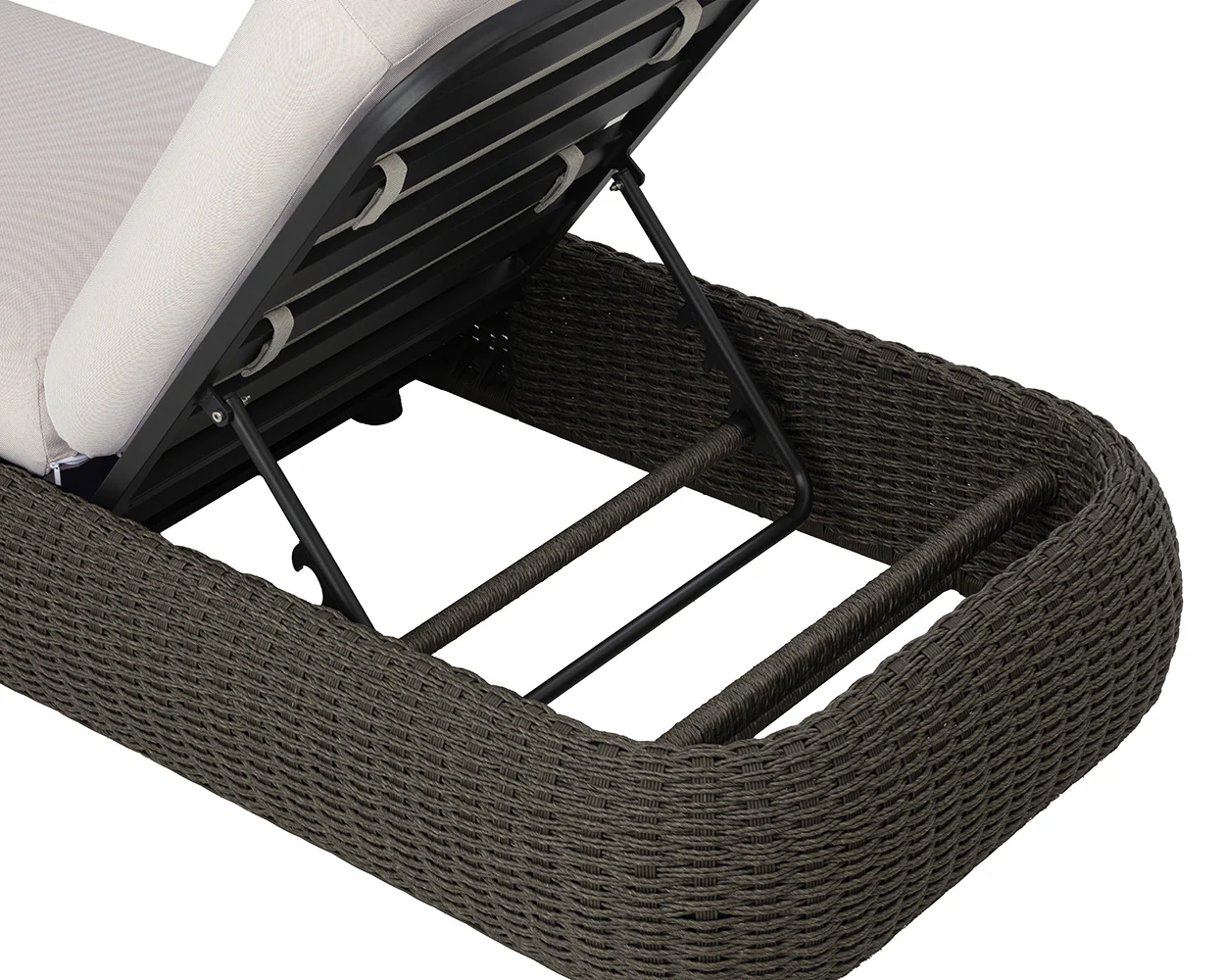 Barcelona Lounger - Grey - Image 8