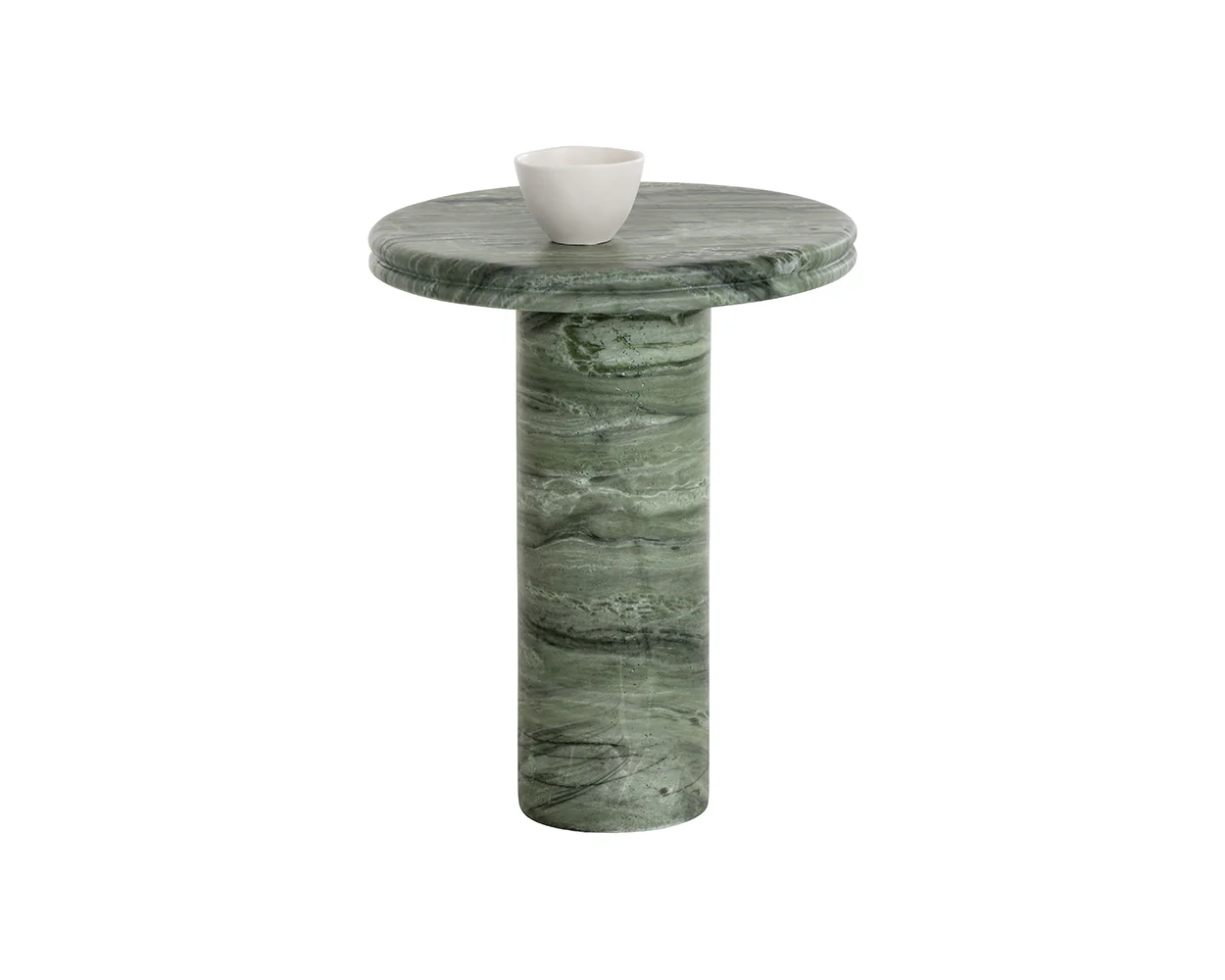 Bastion End Table - Marble Look - Image 4