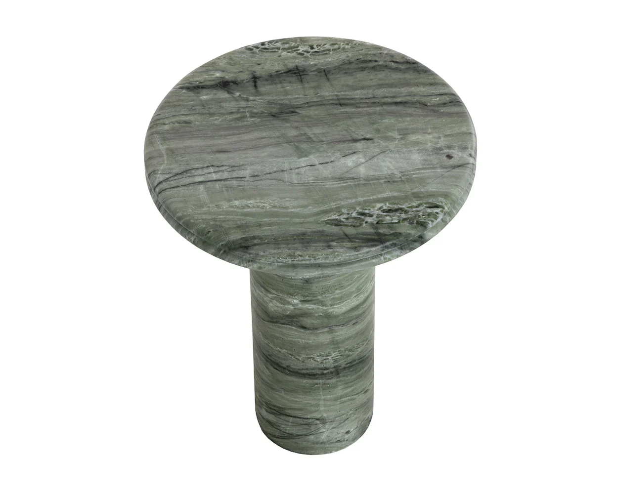 Bastion End Table - Marble Look - Image 6