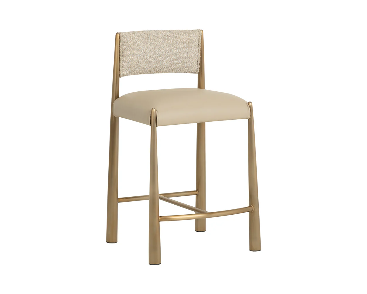 Bayard Counter Stool - Antique Brass - Image 4