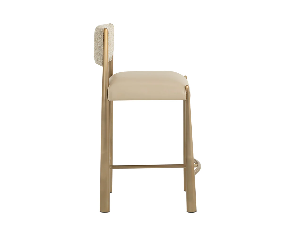 Bayard Counter Stool - Antique Brass - Image 6