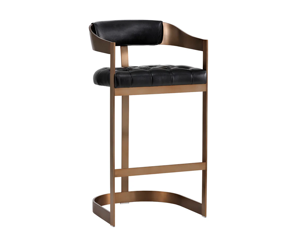 Beaumont Barstool - Antique Brass - Image 5