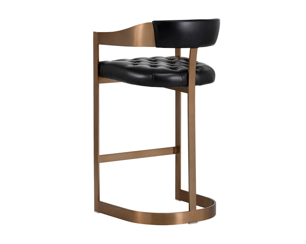 Beaumont Barstool - Antique Brass - Image 7
