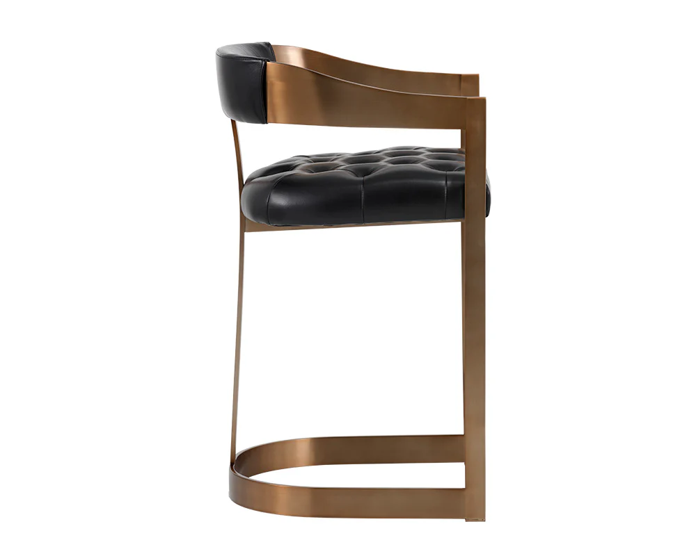 Beaumont Counter Stool - Antique Brass - Image 6