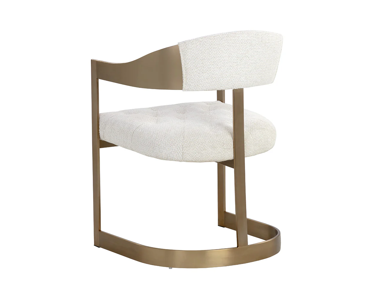 Beaumont Dining Armchair - Antique Brass - Image 13