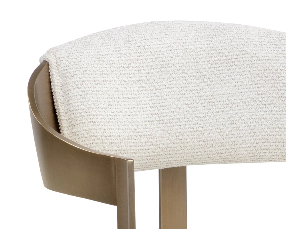 Beaumont Dining Armchair - Antique Brass - Image 15