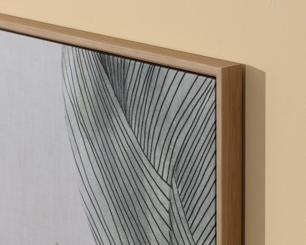 Bloom And Flow (Set Of 2) - 30" X 60" - Natural Floater Frame - Image 4
