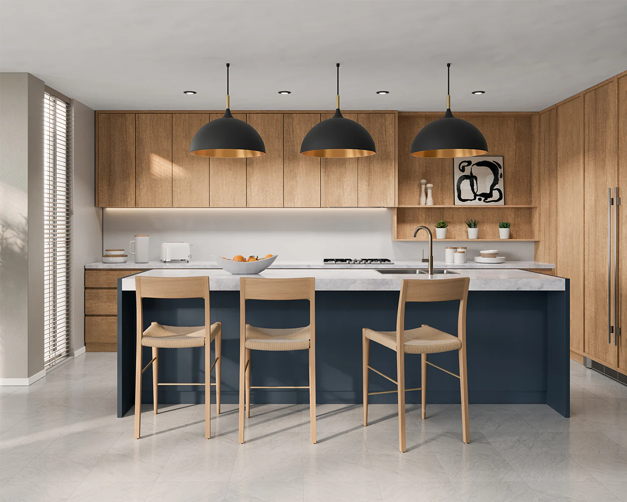 Bondi Counter Stool - Light Oak - Image 2