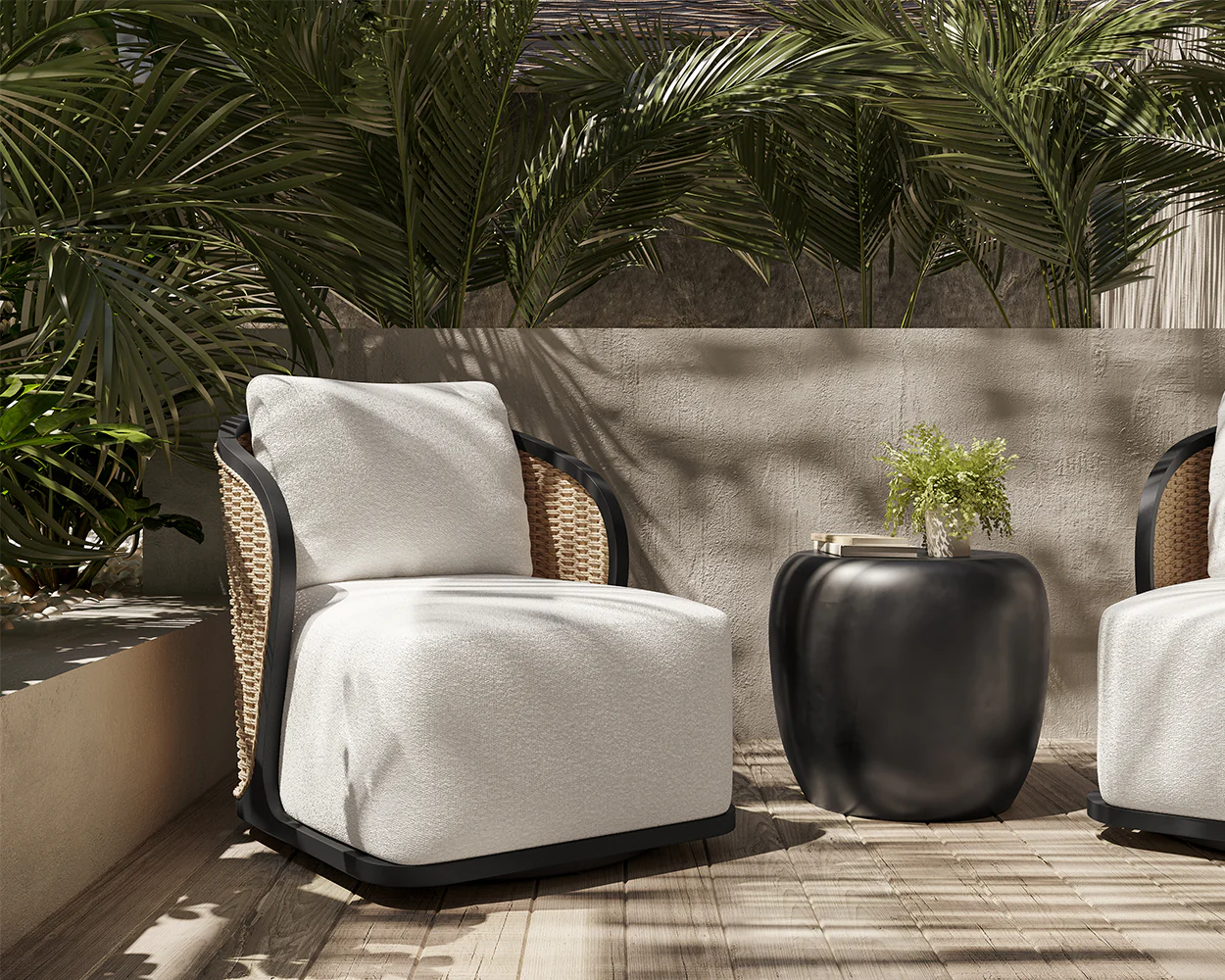 Bora Swivel Lounge Chair - Image 2