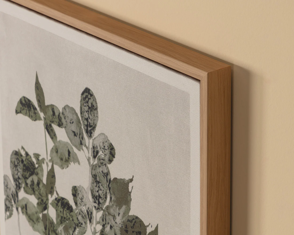 Botanical Study I - 20' X 32.5' - Natural Floater Frame - Image 5