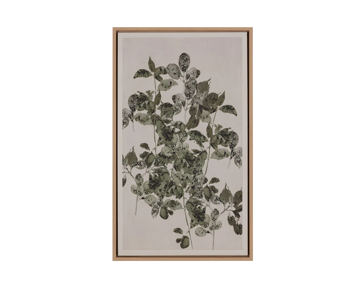Botanical Study I - 20' X 32.5' - Natural Floater Frame - Image 6