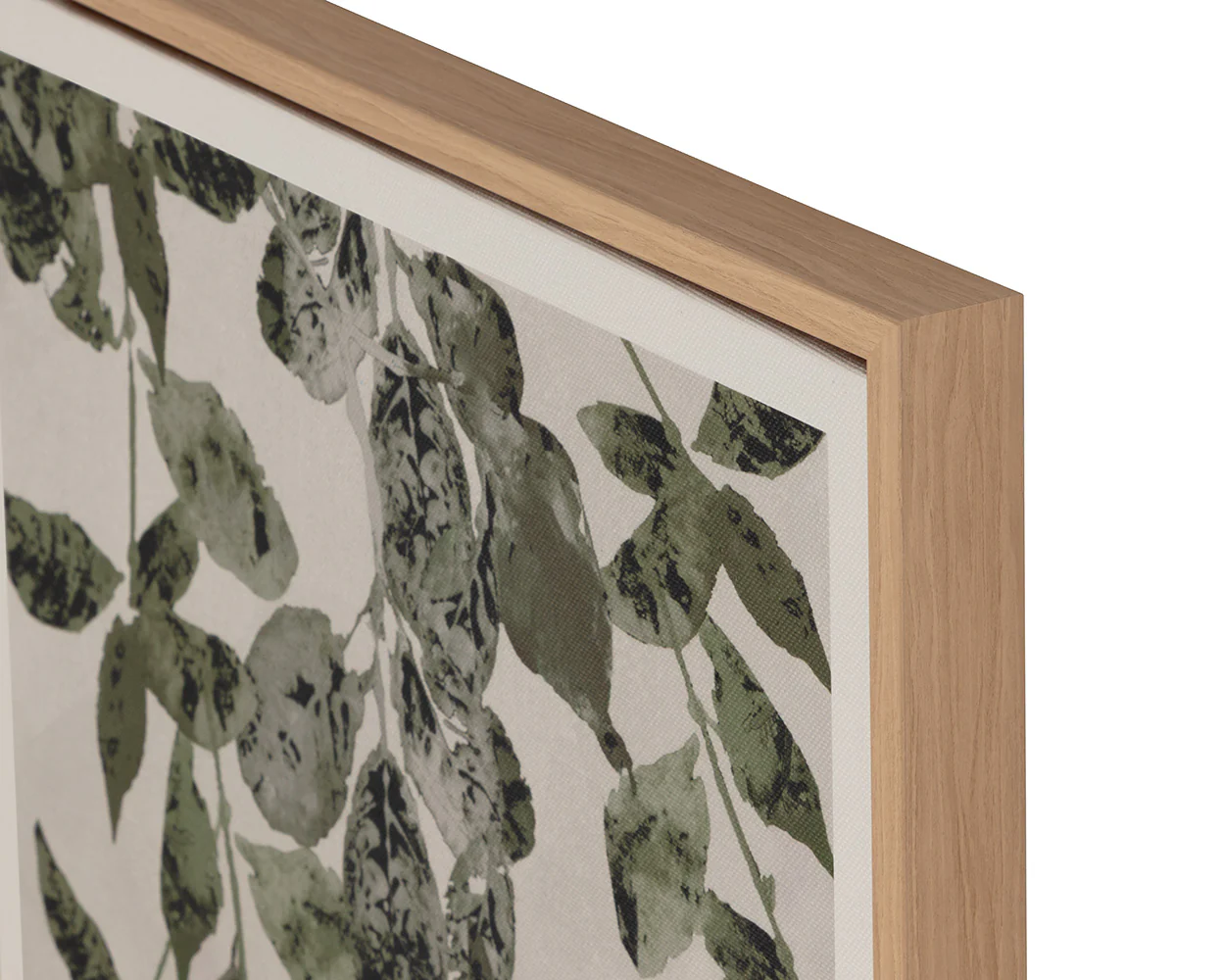 Botanical Study II - 20' X 32.5' - Natural Floater Frame - Image 10