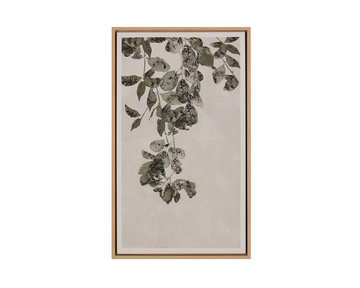 Botanical Study II - 20' X 32.5' - Natural Floater Frame - Image 6