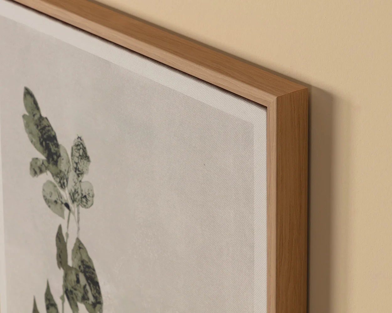 Botanical Study III - 20' X 32.5' - Natural Floater Frame - Image 5