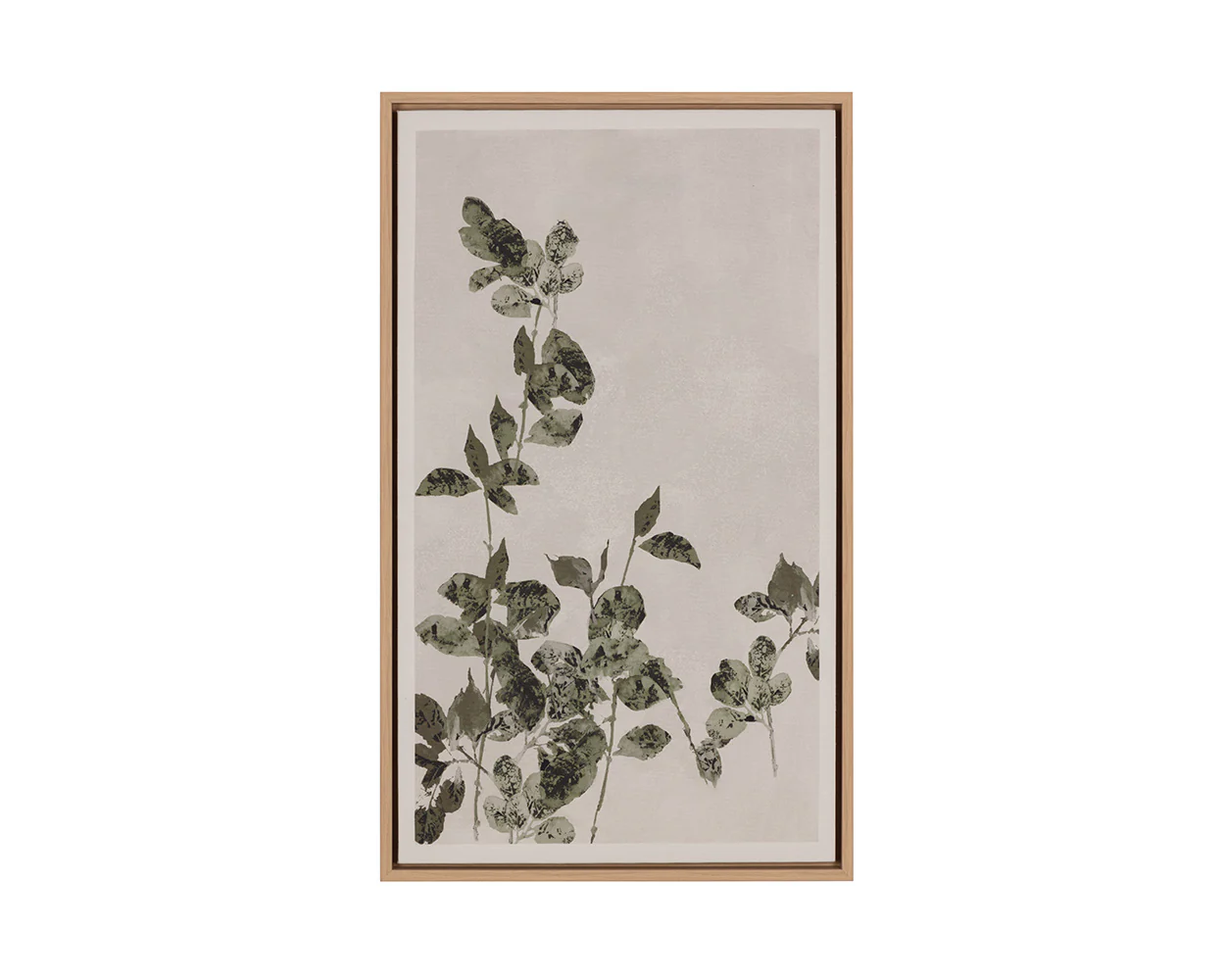 Botanical Study III - 20' X 32.5' - Natural Floater Frame - Image 6