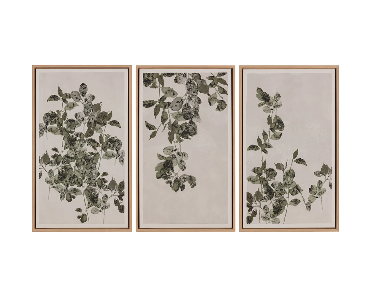 Botanical Study III - 20' X 32.5' - Natural Floater Frame - Image 9