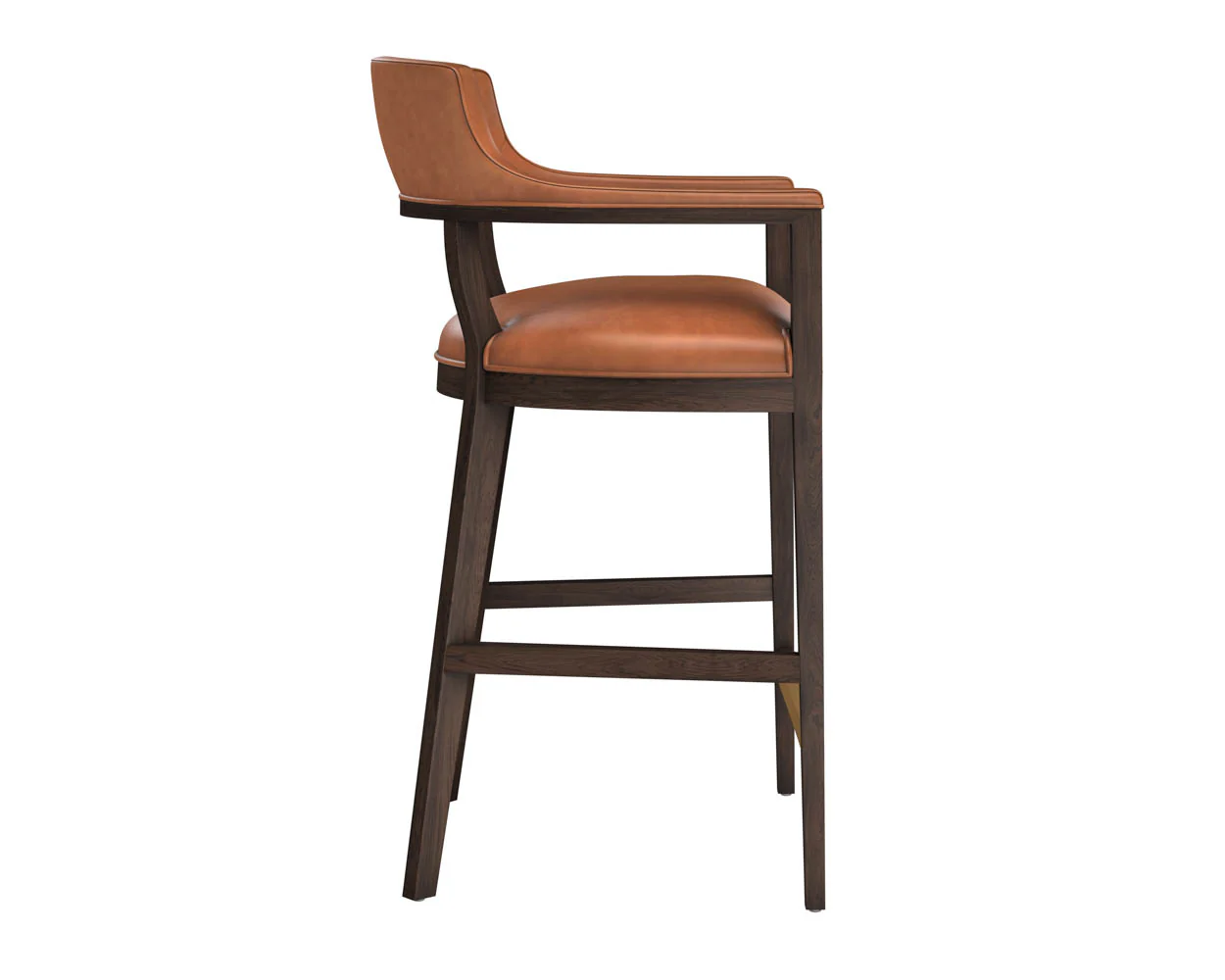 Brylea Barstool - Brown - Image 2