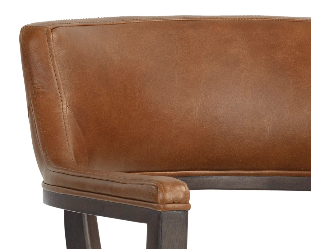 Brylea Dining Armchair - Brown - Image 7