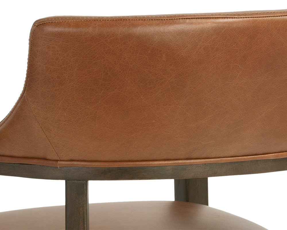 Brylea Dining Armchair - Brown - Image 8