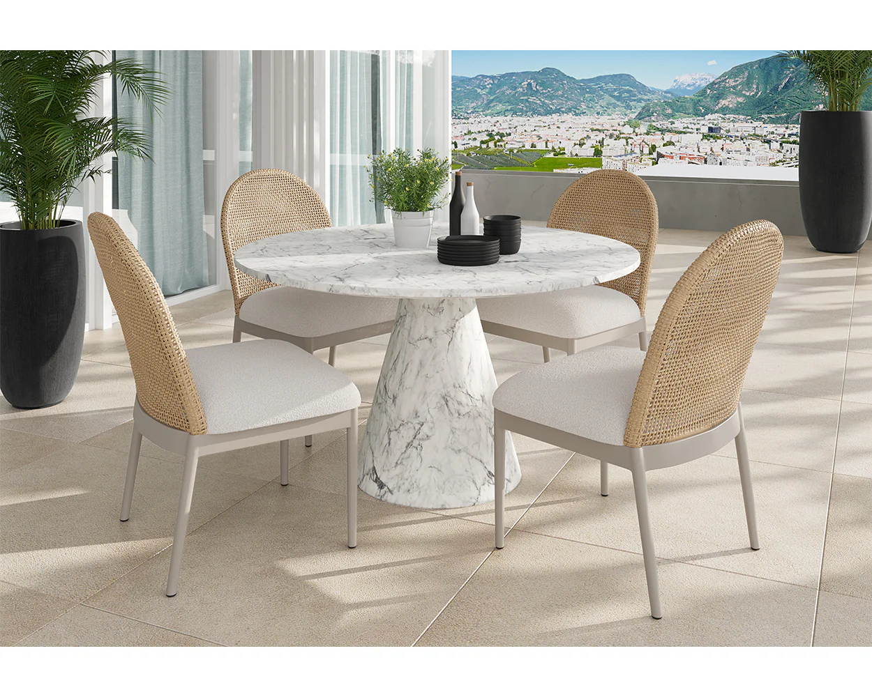Calandri Dining Chair - Natural - Image 2