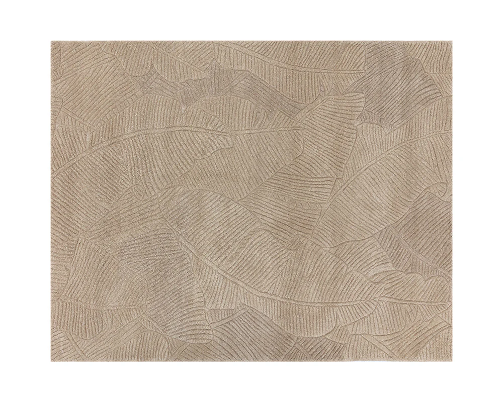 Calathea Hand-tufted Rug - Sand Swatch - Image 2