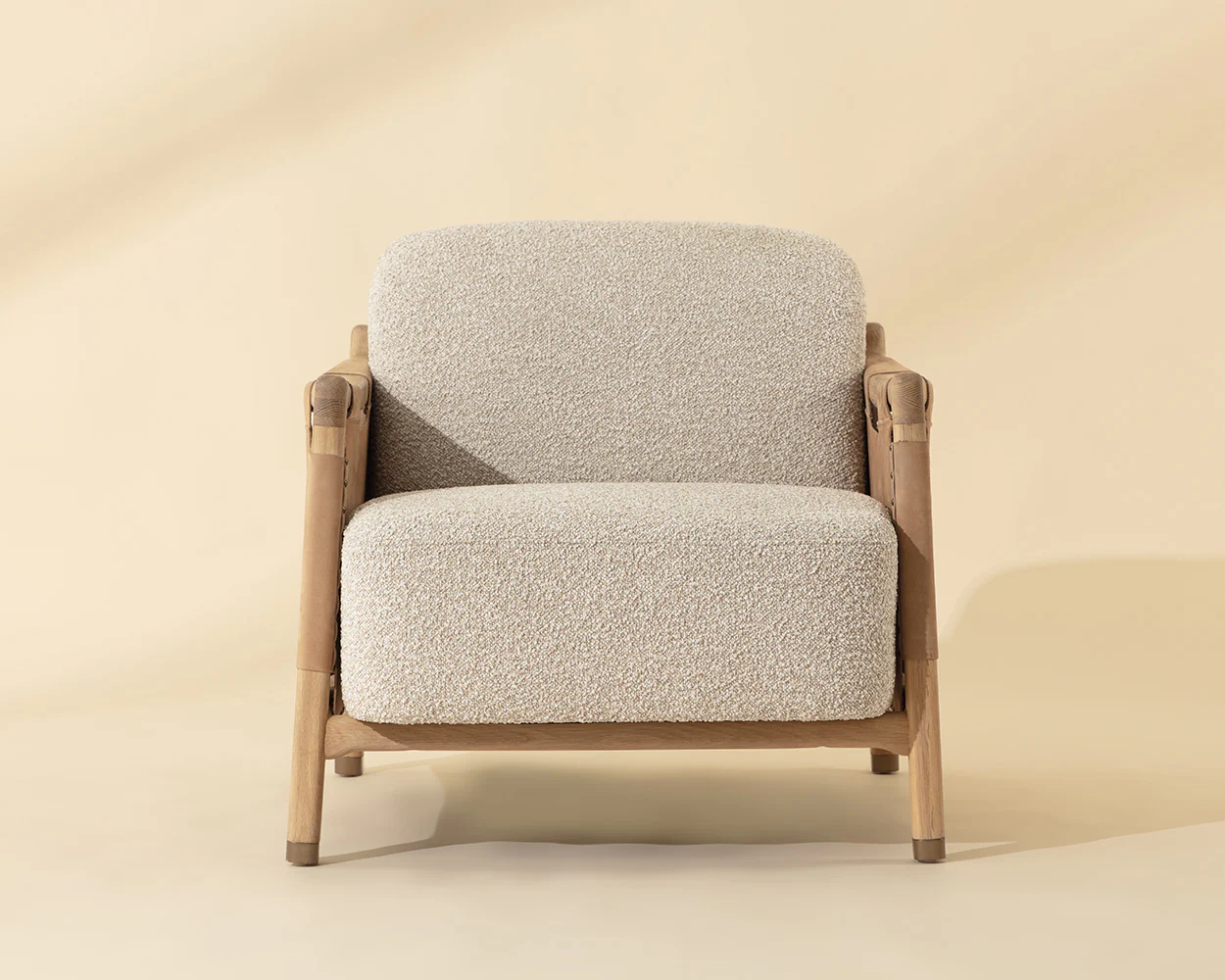 Calloway Lounge Chair - Light Oak - Image 3