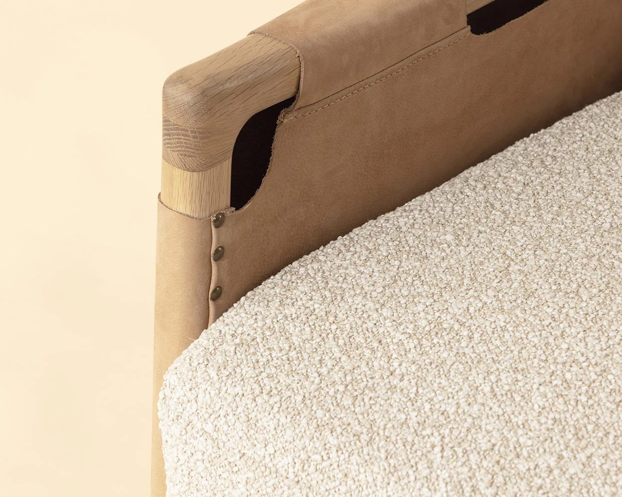 Calloway Lounge Chair - Light Oak - Image 4