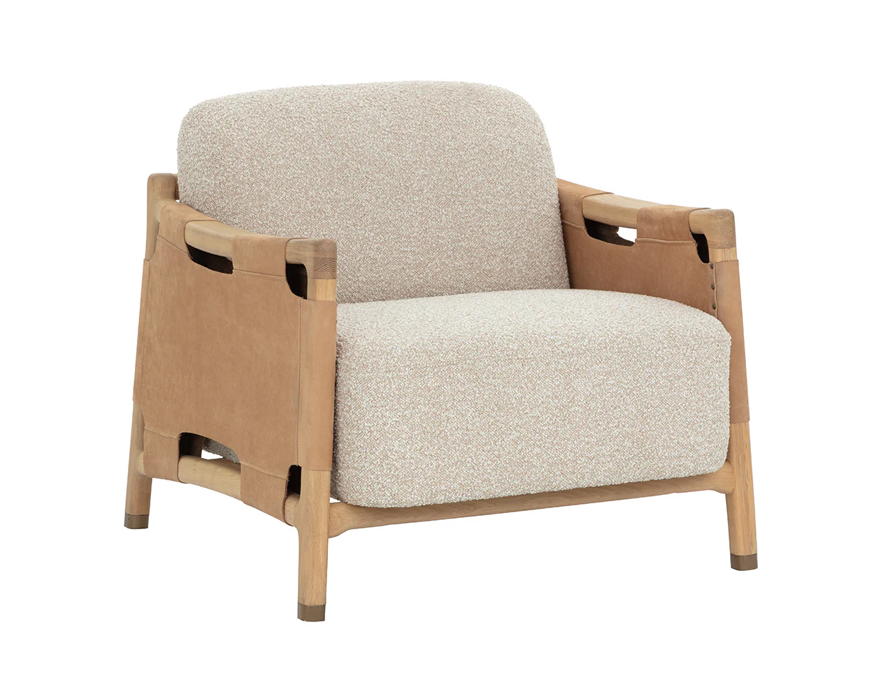 Calloway Lounge Chair - Light Oak - Image 6