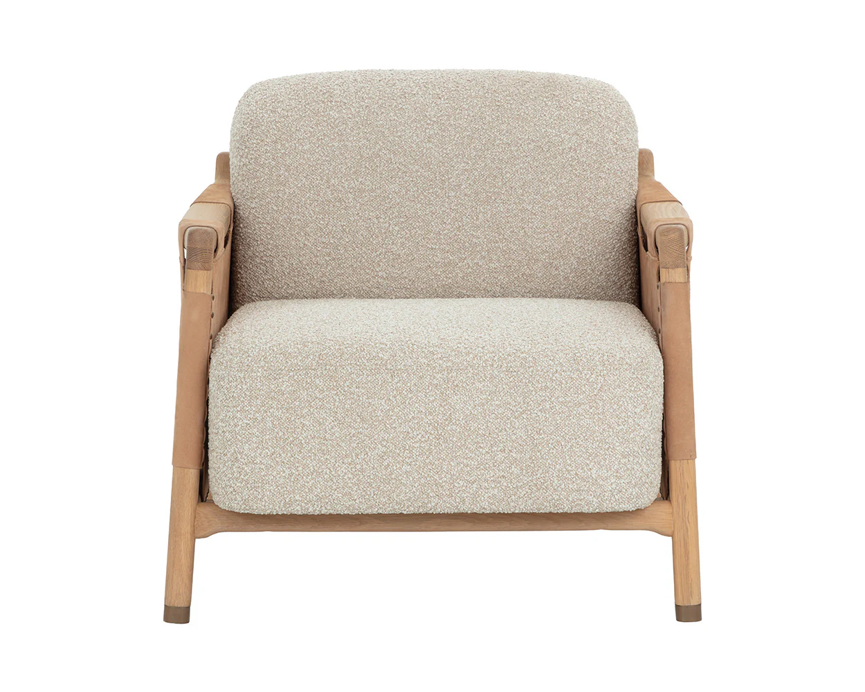 Calloway Lounge Chair - Light Oak - Image 7