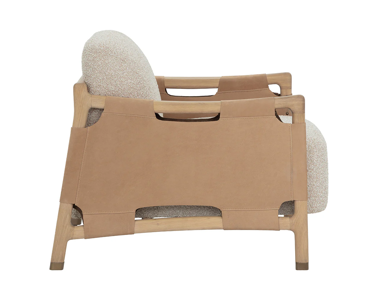 Calloway Lounge Chair - Light Oak - Image 8