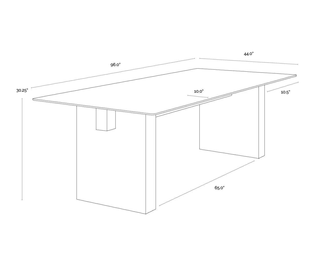 Calvosa Dining Table Base - Image 9