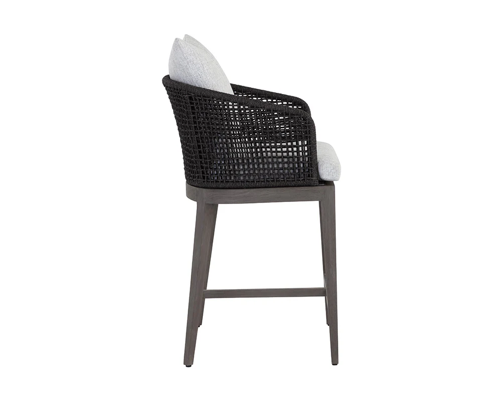 Capri Counter Stool - Smoke Grey - Image 2