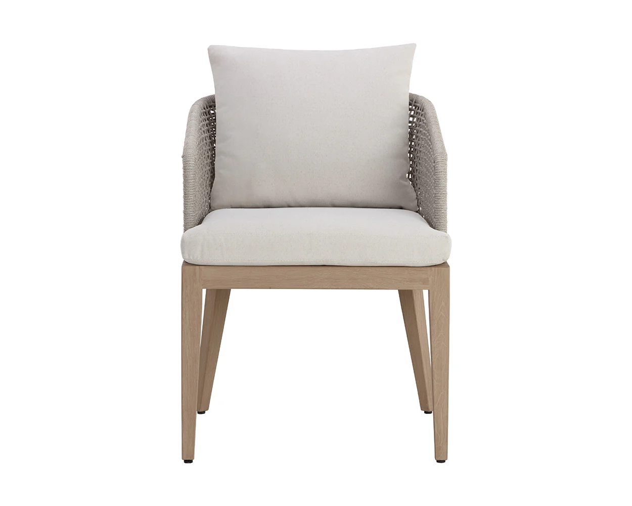 Capri Dining Armchair - Drift Brown - Image 3