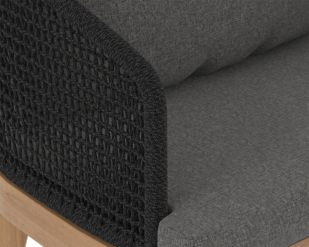 Capri Dining Armchair - Natural - Image 6