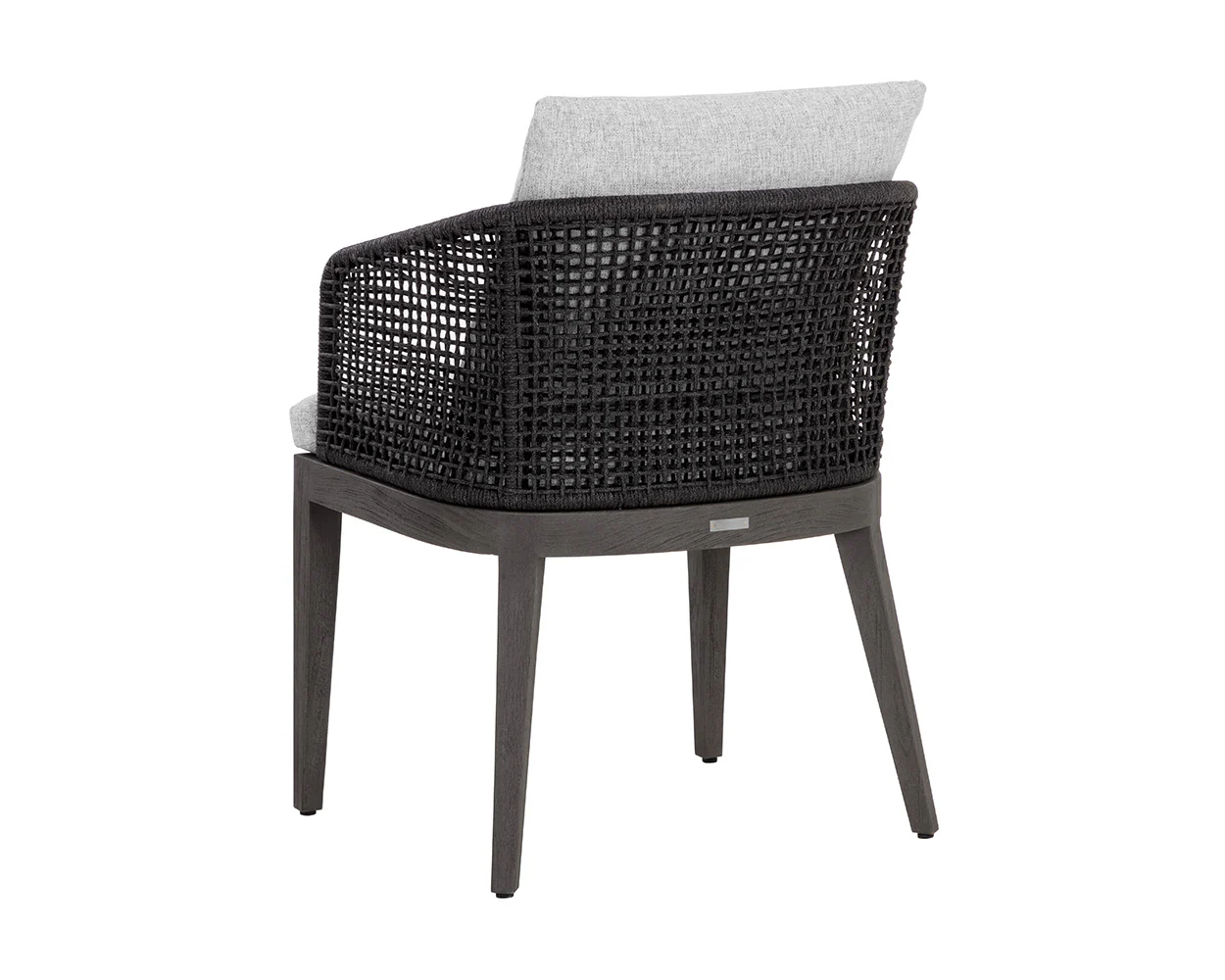 Capri Dining Armchair - Smoke Grey - Image 5